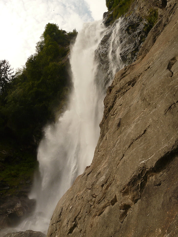 Wasser, Wasserfall, Spray, Schaum, Natur, Orte des Interesses