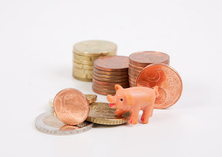 pinigų, monetos, Išsaugoti, kiaulių, keramika, Ekonomiškas, Taupykite pinigus