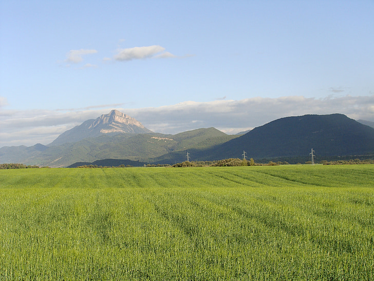 Oroel, Huesca, cils de Santa, paysage, Mont