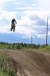 motocross, motorcycle, offroad, motorbike, race, sport, flying