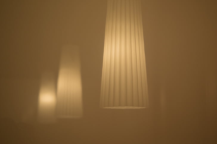 lamps, mirror, foggy, colourless, mirroring, background, light