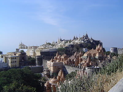 India, palitana, a dzsainizmus Szent, város, történelem, táj, Watch