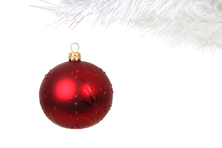 ボール, 安物の宝石, 支店, お祝い, クリスマス, 装飾, お祭り