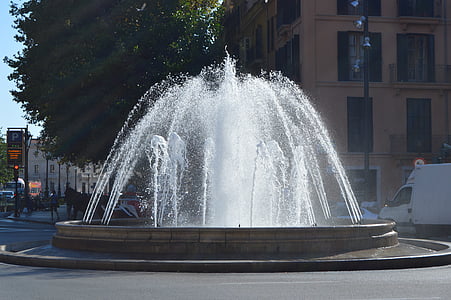 Майорка, фонтан, Испания, вода, места на интереси
