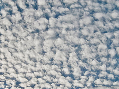 cirrocumulus, nuvem, céu