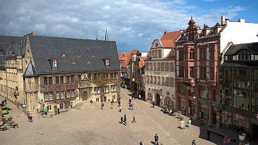 Quedlinburg, Δημαρχείο, αγορά, παγκόσμια κληρονομιά