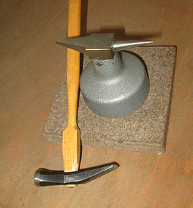 tool, workshop, hammer, anvil, craft, work, profession