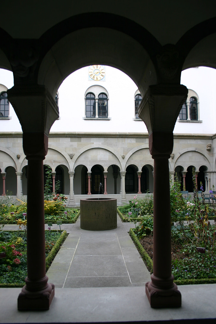Nhà thờ Grossmünster, Nhà thờ, Zurich, Thuỵ Sỹ, tôn giáo, kỳ thi, Sân vườn