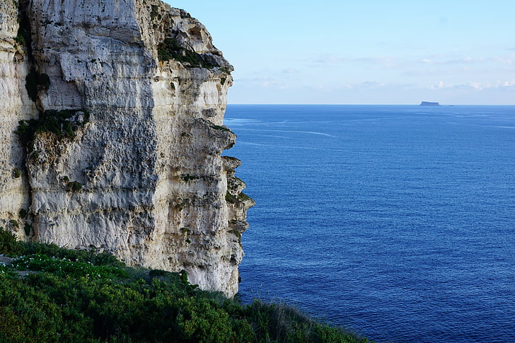 Malta, laut, alam, Pulau, liburan, batu, air