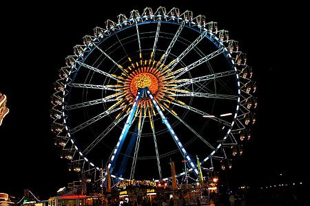 Oktoberfest, roda gigante, passeio, Munique