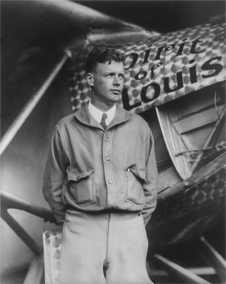 Charles lindbergh, aviador americano, autor, inventor, explorador, ativista social, lindy sorte