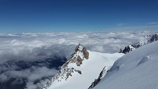 Aiguille du midi, Chamonix, Mountain station, ngọn núi cao, dãy núi, Alpine, Hội nghị thượng đỉnh