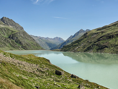 Autriche, montagnes, vallée de, Lac, rivière, eau, réflexions