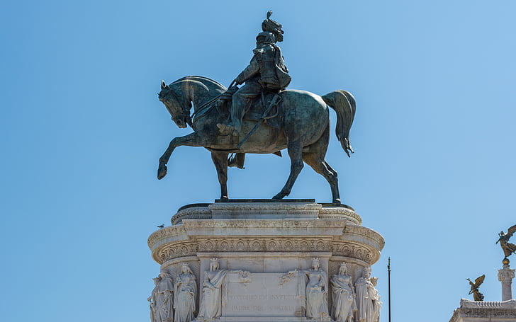 Італія, Рим, Пам'ятник Віктору Емануїлу ii, Вівтар Вітчизни, Віктор Еммануїл 2