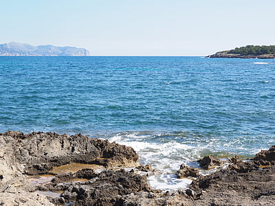 rezervované, Mallorca, záliv pollensa, more, Beach, pobrežie, ES zrazeniny
