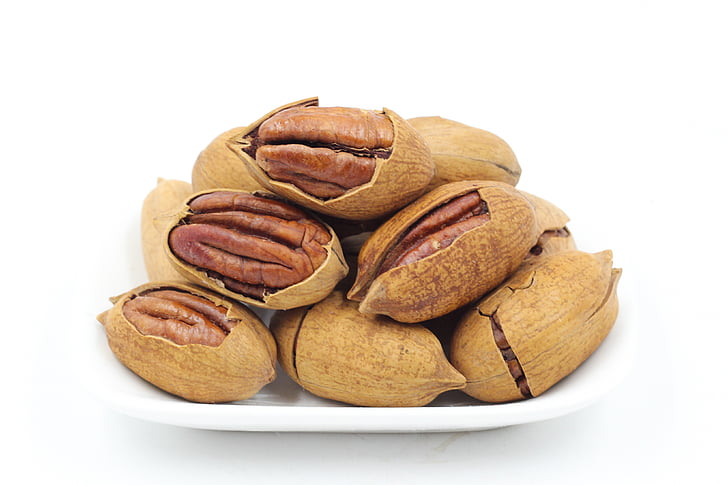pecans, nut, walnuts, food, brown, snack, seed