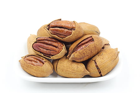 pekanové ořechy, matice, Vlašské ořechy, jídlo, hnědá, svačina, semeno