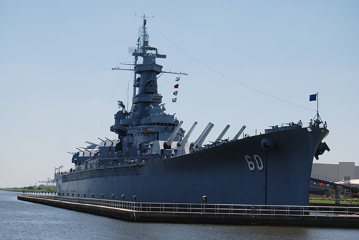 slagskib, Alabama, Mobile, militære, våben, krigsskib, flåde