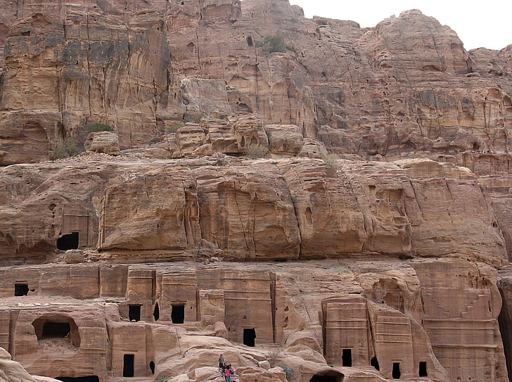 Petra, Jordan, i nærheden af east, UNESCO, Nabataeans, Canyon, Cave