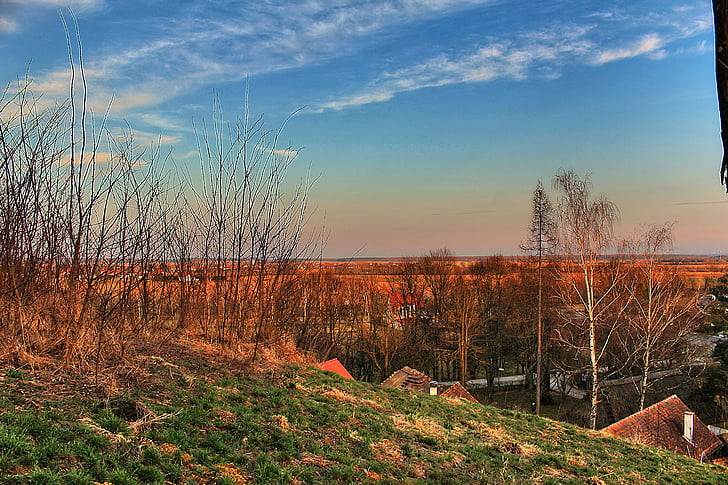 view, landscape, distant view, outlook, hdr image