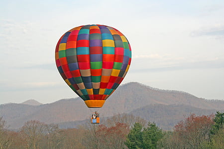 Asheville, khí cầu, cuộc phiêu lưu, khí cầu, buổi sáng