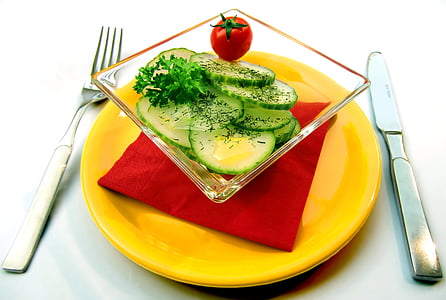 salad, cucumbers, vitamins, healthy, cover, food, vegetable