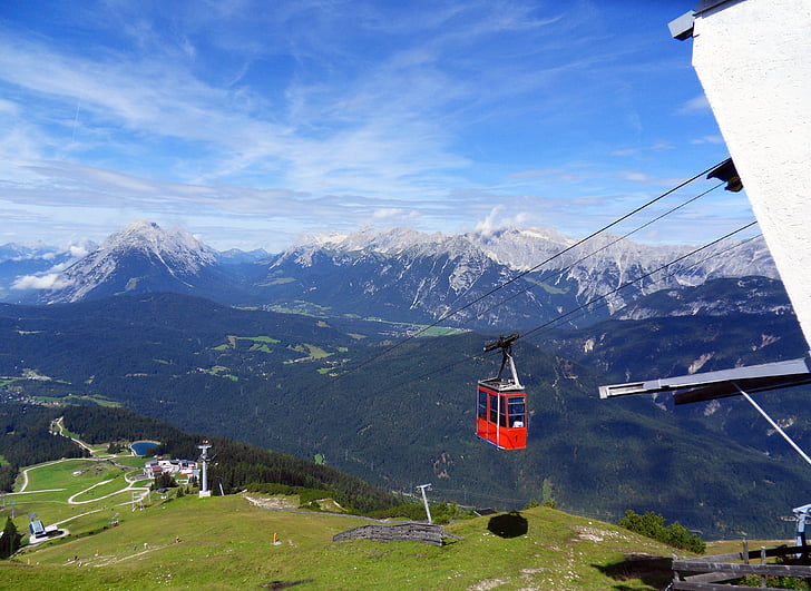 krajobraz, góry, Natura, szczyt, Austria, Latem, piesze wycieczki