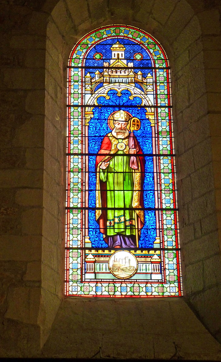 Gebrandschilderd glas, kerk, gebrandschilderde ramen, Katholieke, religie, erfgoed, Frankrijk