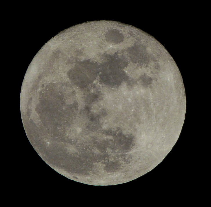 mesiac, satelitné sopky, noc, Astronómia, spln, povrch mesiaca, planetárna moon