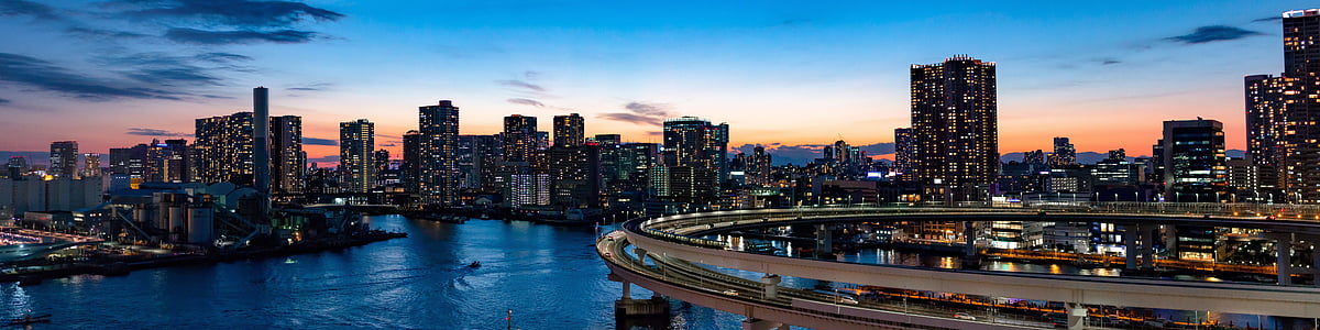 pont de l’arc-en-ciel, Tokyo, pont, point de repère, voyage, architecture, Japon