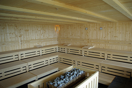 Finse sauna, Wellness, kuuroord, kachels, gezondheid, hout - materiaal, binnenshuis
