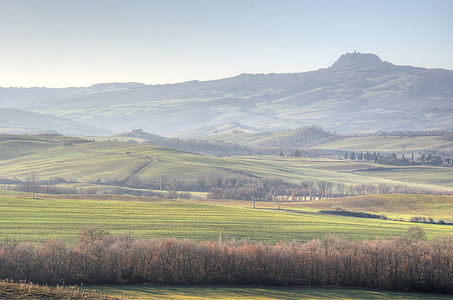 Tuscany, Val, d'Orcia, ý, Radicofani, Siena, nông thôn