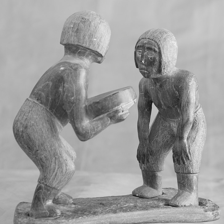 Grønland, Eskimoerne, figur, kultur, trommedans