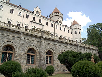 Zamek Konopiště, Architektura, budynek, Czechy, Pomnik, Turystyka, Cezar