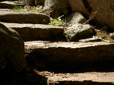 kamień, kroki, ścieżka, Szlak, schody, sposób, kamienie