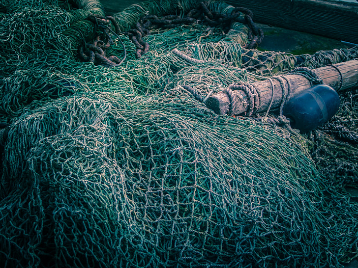 networks, sea, fishing, buoy, commercial Fishing Net, fishnet, fishing Industry