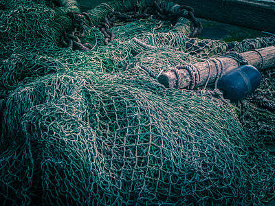 reţele, mare, pescuit, geamandură, Pescuit comercial Net, Fishnet, industria de pescuit