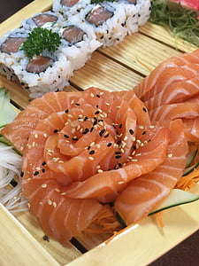 toidu, Jaapani, Jaapani toit, mereannid, toidu ja joogiga, Sushi, värskuse
