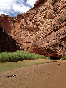 batu pasir, Utah, Canyon, pemandangan, indah, merah, barat daya
