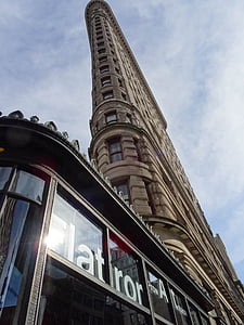 New york, Manhattan, Flatiron, platte gebouw, wolkenkrabber, Verenigde Staten, Verenigde Staten
