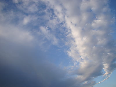 cielo, nubes, Vortex, día