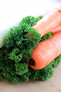 cenouras, alho-poró, Salsa, verdes de sopa, Governo Federal, produtos hortícolas, cozinhar