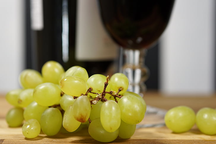 víno, hrozno, vinohradnícka, ovocie, vinič, červené víno, červená