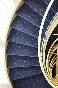hotel, stairs, architecture, staircase, curve, spiral Staircase, spiral