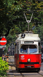 Austrija, viena, tramvajų, geležinkelio, Miestas, Europoje, transporto