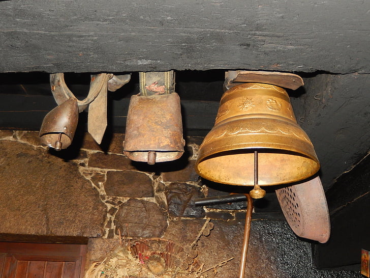 bells, beam, farm, bell, old, cultures