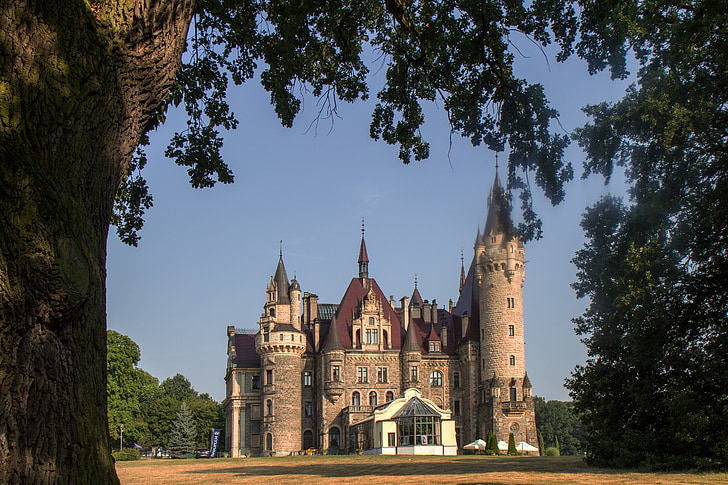 Sabine, lâu đài, Silesia, Moszna, neorenesans
