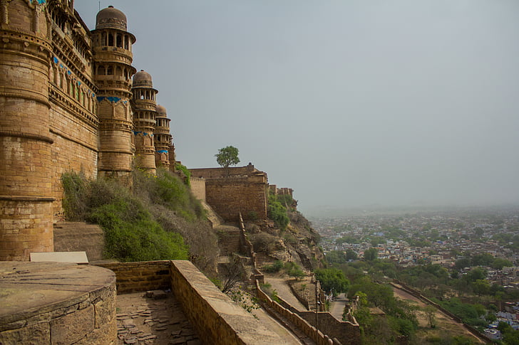 Rajasthan, Fort, sand, Indien, Asien, Palace, arkitektur