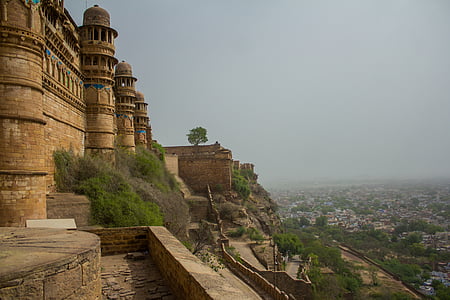 Radżastan, Fort, piasek, Indie, Azja, Pałac, Architektura