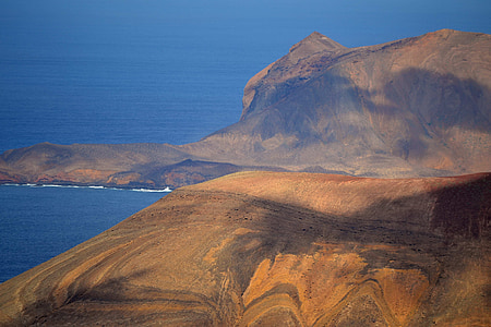 La graciosa, Kanarische Inseln, Landschaft, Berg, Meer, Insel, Blick